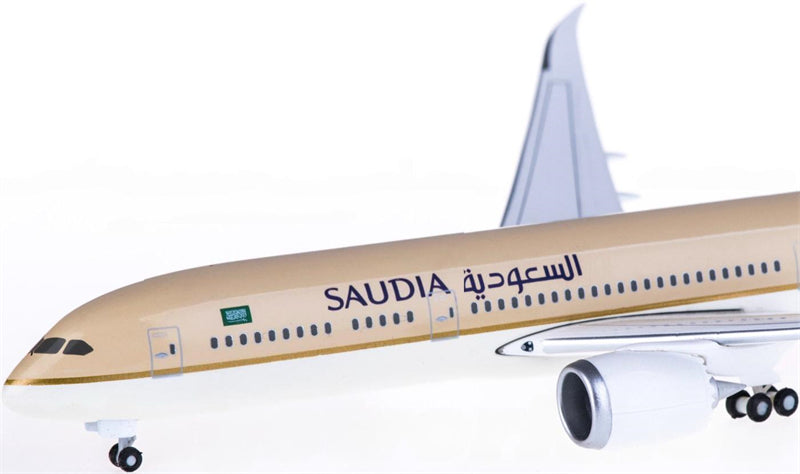 Hogan Saudia Boeing 787-9 Flight status 1:400 Diecast Model view 2