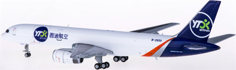 JC Wings YTO Airlines for Boeing 757-200 B-2859 1:400 Airplane Pre-built  Airliner Model Display