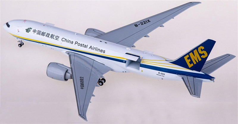 JC Wings China Postal Airlines Boeing 777-200LRF B-221X Interactive Series 1:400 Diecast Model view 2