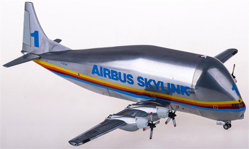 JC Wings Airbus Aero Spacelines B-377SGT Super Guppy F-BTGV w/ Aviationtag 1:200 Airplan Diecast Model view 2