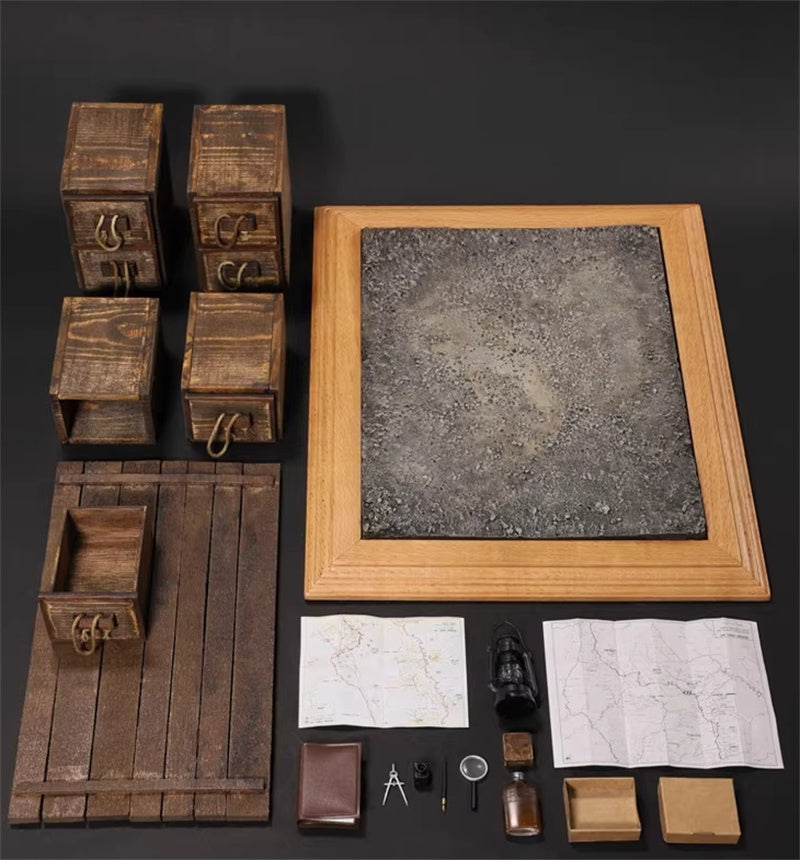 DID WWI Desk Diorama Set 1:6 Scene Pre-built Model