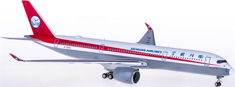 Phoenix Sichuan Airlines Airbus A350-900 B-304U 1:400 Diecast Model view 1