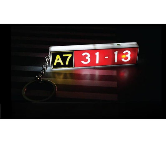 Fantasy Wings Kai Tak Airport taxiway signage keychain  Key chain Pre-built  Airliner Model Display