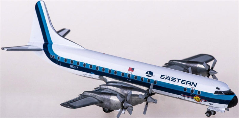 Geminijets Eastern Air Lines Lockheed L-188 Electra N5517 1:400 Diecast Model view 1