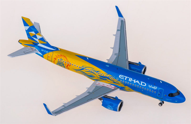 NG Models Etihad Airways Airbus A320neo A6-EJB 1:400 Diecast Model view 1