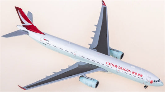 JC Wings Cathay Dragon for Airbus A330-300 B-LBK 1:400 Aircraft Pre-built  Airliner Model Display