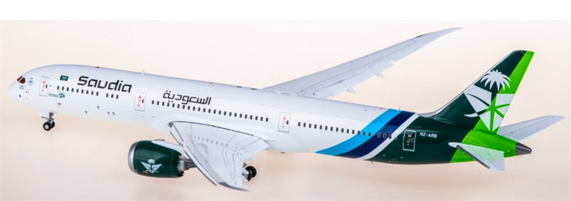JC Wings Saudi Arabian Airlines Boeing 787-9 Dreamliner HZ-ARB flaps down 1:200 Diecast Model view 3
