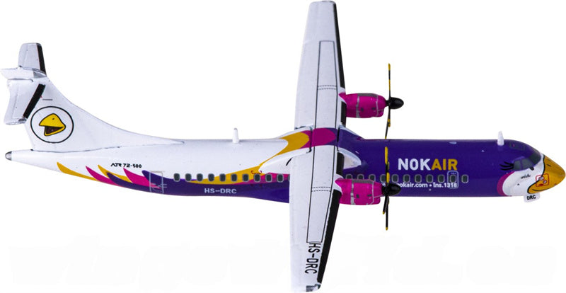 JC Wings Nok Air for ATR-72-500 HS-DRC 1:400 Airplane Pre-built  Airliner Model Display