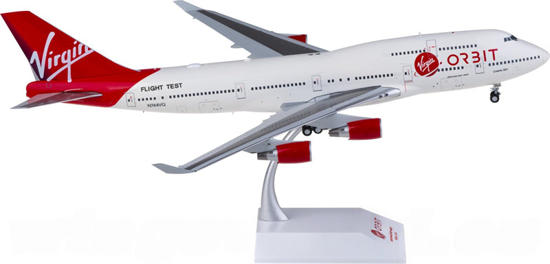 JC Wings Virgin Orbit Boeing 747-400 N744VG 1:200 Diecast Model view 1
