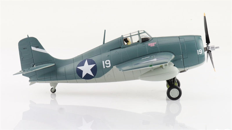 HOBBY MASTER F4F-4 Wildcat US Navy Battle of Santa Cruz white 19 Lt. Swede Vejtasa VF-10 USS Enterprise Oct 1942 1:48 Aircraft Pre-built Model