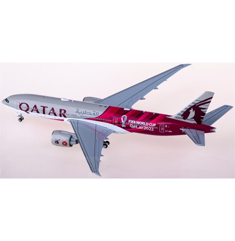 JC Wings Qatar Boeing 777-200LR A7-BBI 1:400 Aircraft Pre-built  Airliner Model Display