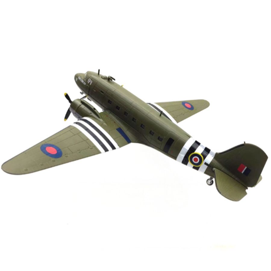 FLOZ Douglas C-47 Air Train Transport Aircraft UK 1:100 Aircraft Pre-built Model