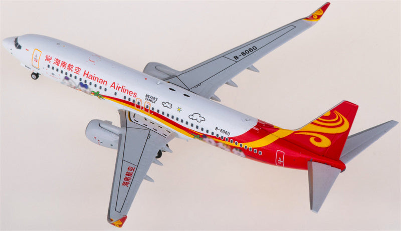 NG Models Hainan Airlines Boeing 737-800 B-6060 1:400 Diecast Model view 3