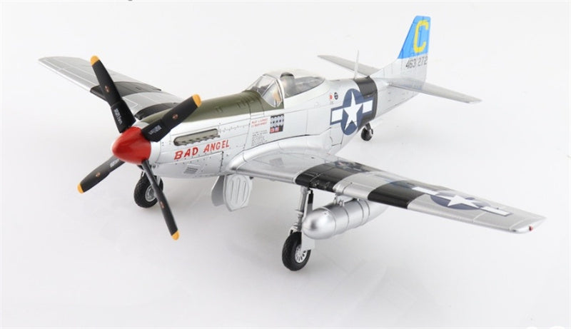 Hobby Master P-51D Mustang Bad Angel flown by Lt. Louis E. Curdes 4th FS 3rd ACG Laoag 1945 1:48 Airplane Pre-built Model