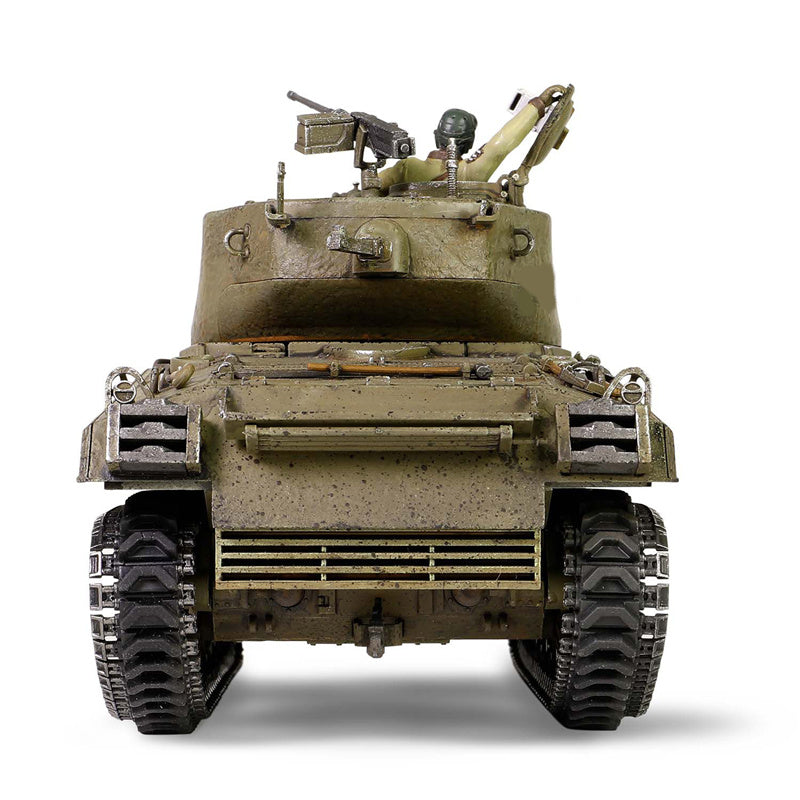 Metal Proud US medium tank Sherman M4A3E2 (75) Jumbo Cobra King 1:32 Tank Pre-built Model