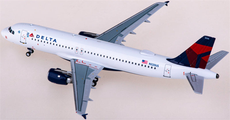NG Models Delta Air Lines Airbus A320 N320US 1:400 Diecast Model view 3