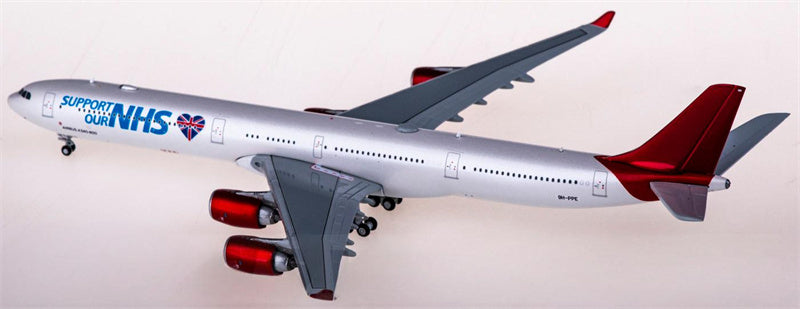 JC Wings Maleth Aero Airbus A340-600 9H-PPE Thank you NHS 1:400 Diecast Model view 2