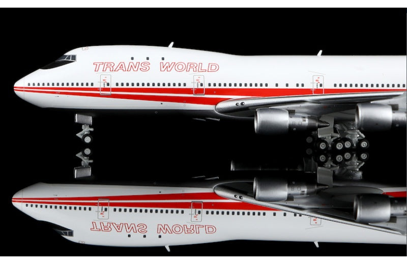 HX Models 1:400 TWA B747-100 N53111 Standard Edition DIECAST Model