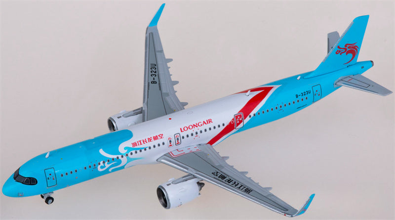 JC Wings Loong Air Airbus A321neo B-323U 1:400 Diecast Model view 4