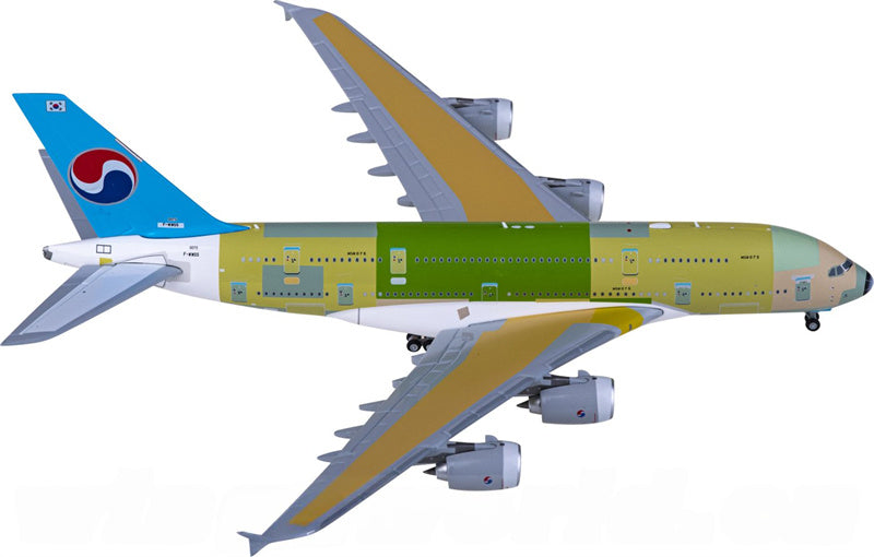 JC Wings Korean Air Airbus A380 F-WWSS 1:400 Diecast Model view 1