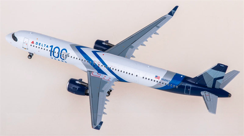 NG Models Delta Airlines for Airbus A321neo N589DT 1:400 Airplane Pre-built  Airliner Model Display