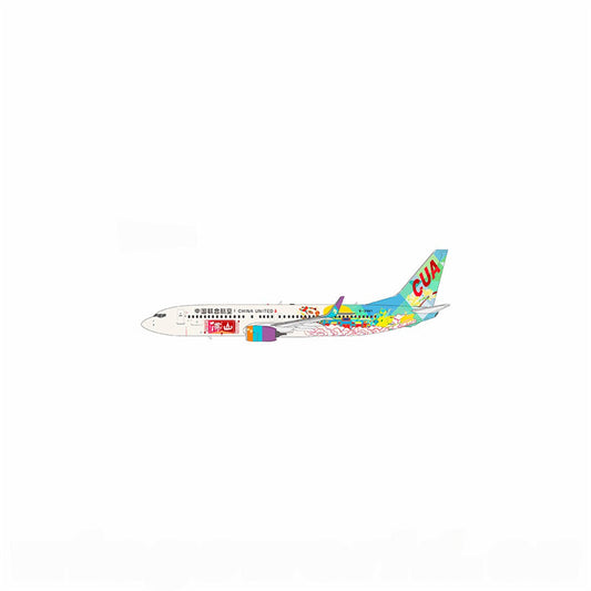 NG Models 1:200 China United Airlines Boeing 737-800 B-208Y Diecast Model view 1