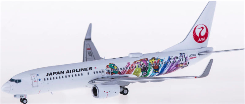 JC Wings 1:400 Japan Airlines Boeing 737-800 JA330J  DIECAST Model