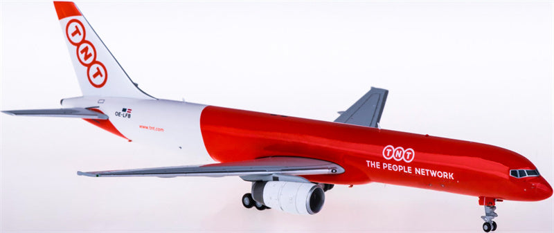 JC Wings TNT for Boeing 757-200F OE-LFB 1:200 Airplane Pre-built  Airliner Model Display