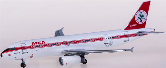 AeroClassics Middle East Airlines for Airbus A320 OD-MRT 75 Years 1:400 Aircraft Pre-built  Airliner Model Display