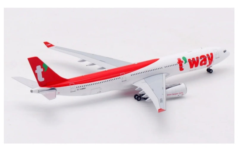 Aviation 1:400 T'way Air A330-300 HL8560  DIECAST Model