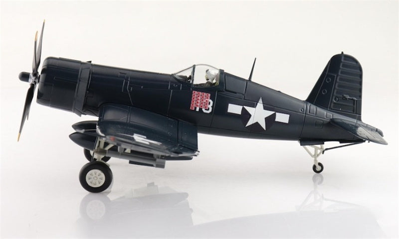 Hobby Master F4U-4 Corsair White 13 Capt. Kenneth Walsh (21 kills) VMF-222 Okinawa 1945 1:48 Airplane Pre-built Model