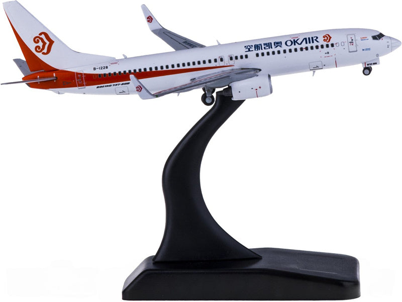 JC Wings OK Air Boeing 737-800 B-1228 1:400 Diecast Model view 1