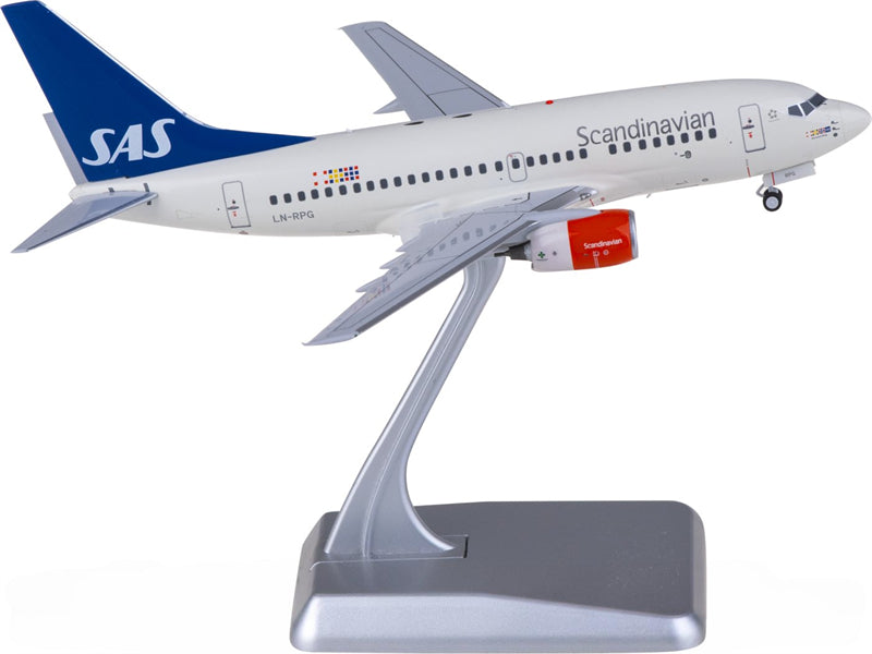NG Models SAS Scandinavian Airlines Boeing 737-600 LN-RPG 1:200 Diecast Model view 1