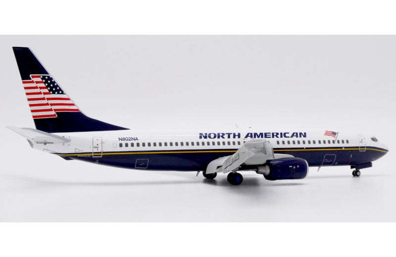 JC Wings 1:200 North American Airlines B737-800 N802NA Flaps down DIECAST Model