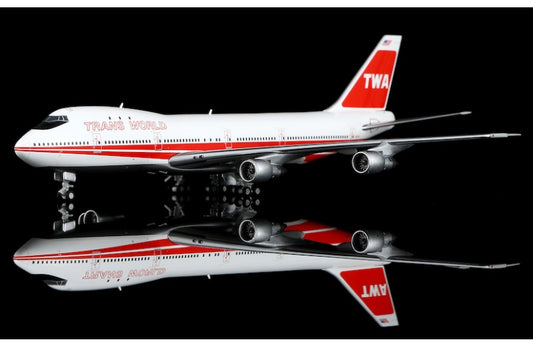 HX Models 1:400 TWA B747-100 N53111 Standard Edition DIECAST Model