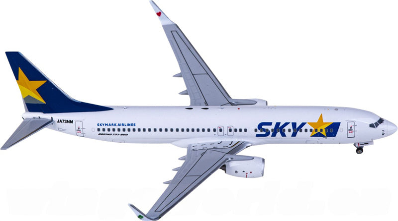 NG Models Skymark Airlines Boeing 737-800 JA73NM 1:400 Diecast Model view 3