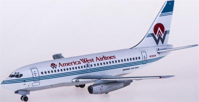 AeroClassics America West Airlines Boeing 737-200 N138AW 1:400 Diecast Model view 2
