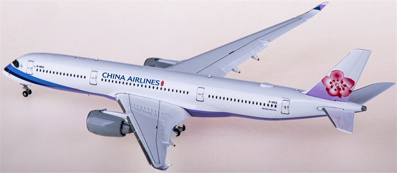 JC Wings China Airlines Airbus A350-900XWB B-18912 Flaps Down 1:400 Diecast Model view 4