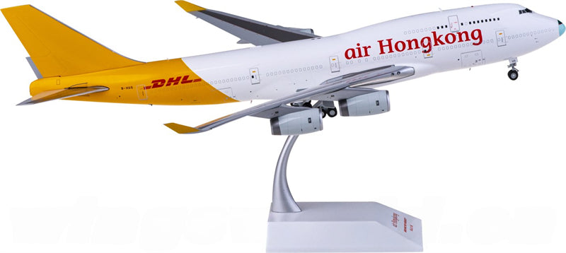 JC Wings Air Hong Kong DHL Boeing 747-400BCF B-HUS 1:200 Diecast Model view 1