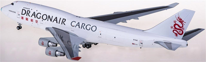 JC Wings Dragonair Cargo Boeing 747-400BCF B-KAE 1:200 Diecast Model view 2