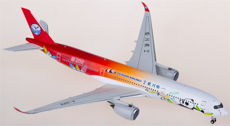 NG Models Sichuan Airlines for Airbus A350-900 B-32F8 1:400 Airplane Pre-built  Airliner Model Display