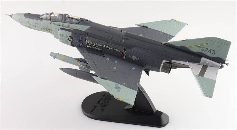 HOBBY MASTER McDonnell Douglas F4E Phantom II ROKAF Farewell Phantom 80-743 ROKAF 9th May 2024 1:72 Aircraft Pre-built Model