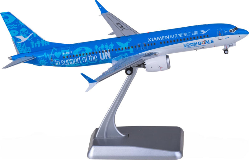 NG Models XiamenAir Boeing 737 MAX 8 B-20CP 1:200 Diecast Model view 2