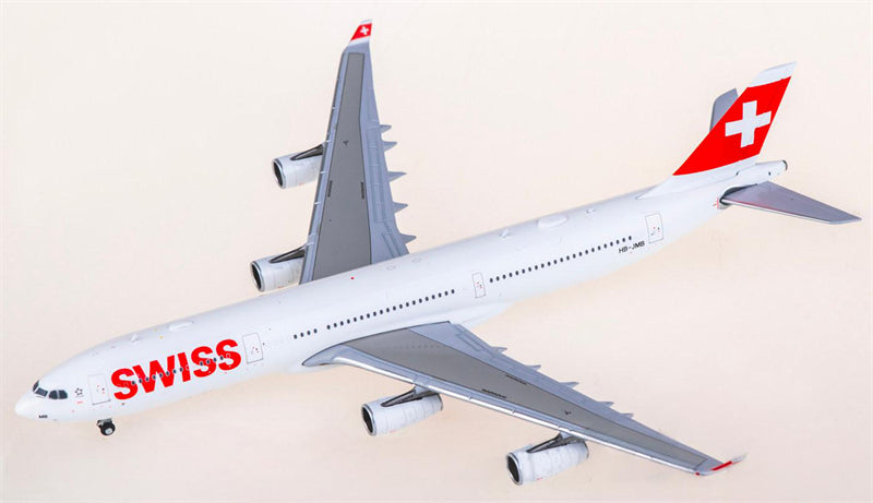 JC Wings 1:400 Swiss Airbus A340-300 HB-JMB Diecast Model view 3