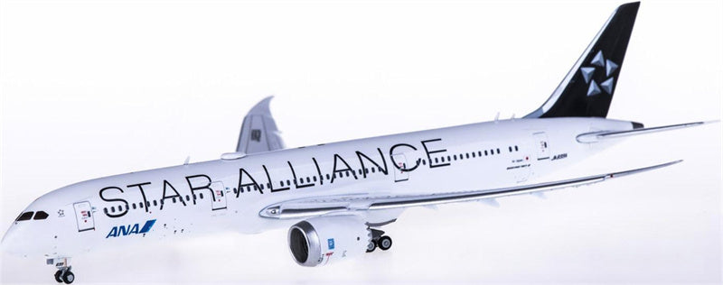 JC Wings ANA Boeing 787-9 Dreamliner JA899A Star Alliance Flaps Down 1:400 Diecast Model view 1