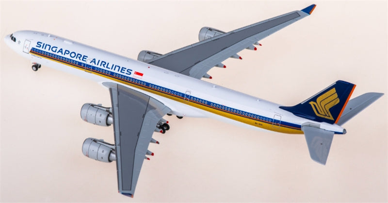 Hxmodels Singapore Airlines Airbus A340-500 9V-SGA 1:400 Diecast Model view 3