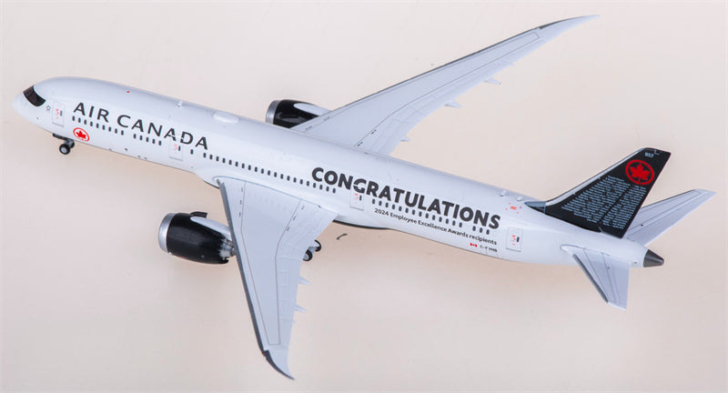 JC Wings Air Canada Boeing 787-9 Dreamliner C-FVNB 1:400 Diecast Model view 2