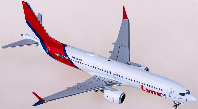 NG Models Lynx Air Boeing 737 MAX 8 C-GUUL 1:400 Diecast Model view 1