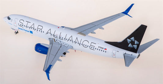 Geminijets United Airlines for Boeing 737-800W N76516 for Star Alliance 1:200 Airplane Pre-built  Airliner Model Display