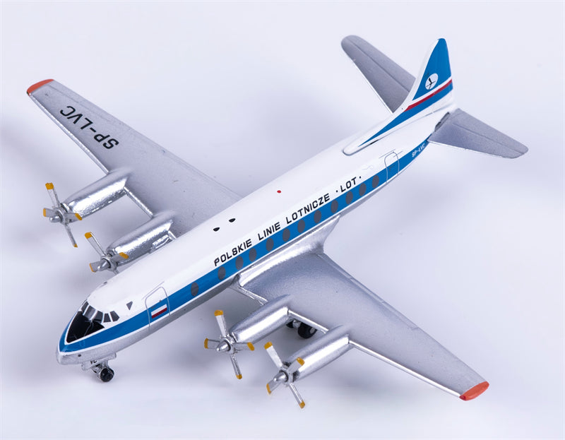 Aeroclassics 1:400 LOT Polish Airlines  Vickers  SP-LVC  DIECAST Model